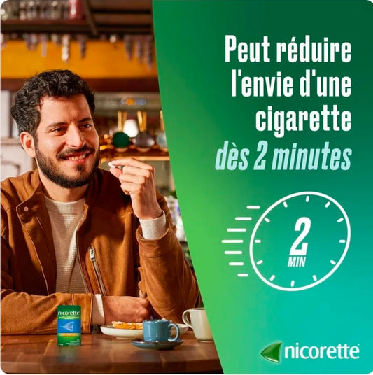 Nicorette 2mg Boite de 40 Pastilles gout fruit