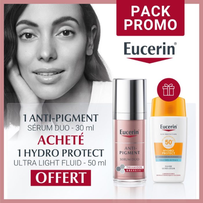 OFFRE EUCERIN ANTI PIGMENT SERUM DUO 30 ML + EUCERIN HYDRO PROTECT ULTRA LIGHT FLUID 50 ML