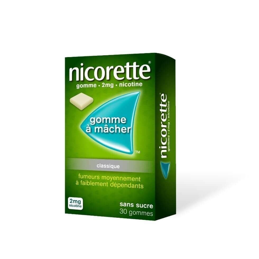 Nicorette 30 gommes 2MG