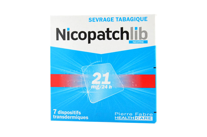 NICOPATCHLIB Patch 21mg/24h 7 dispositifs transdermiques